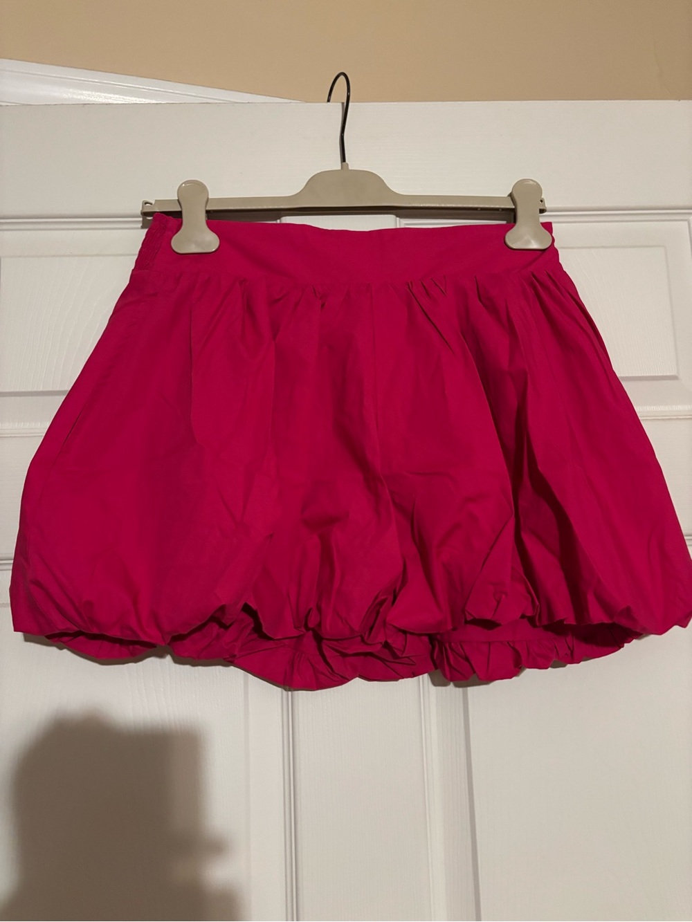 Susana Monaco Hot Pink Bubble Mini Shorts
